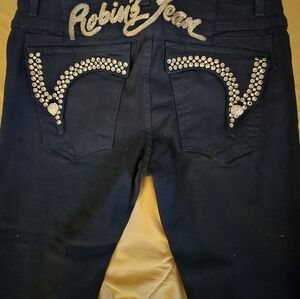 Robin's Jean Gold Accent Dark Jeans